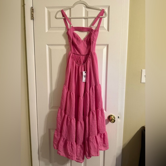Princess Polly pink Joella midi dress - Picture 2 of 5